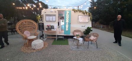 vintage caravan photo booth Geelong photobooths 