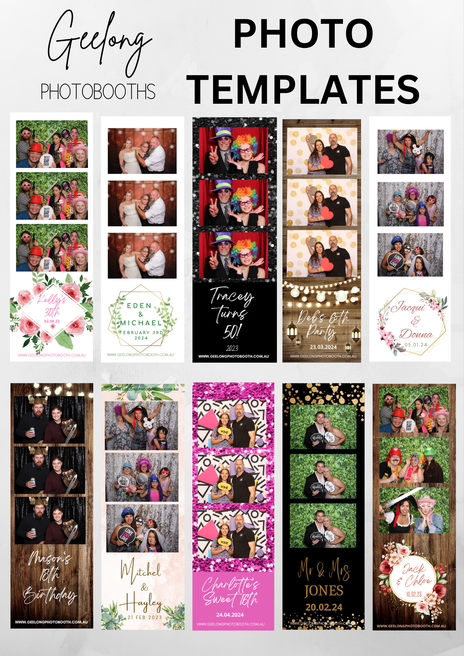 geelong photobooths photo booth