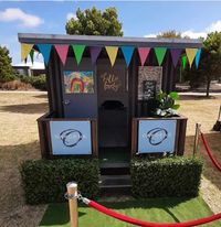 vintage caravan photo booth Geelong photobooths 